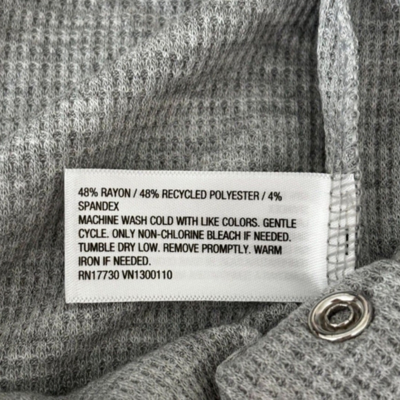 Pajama pants gray thermal sleep pants loungewear size M NWT - Picture 4 of 7